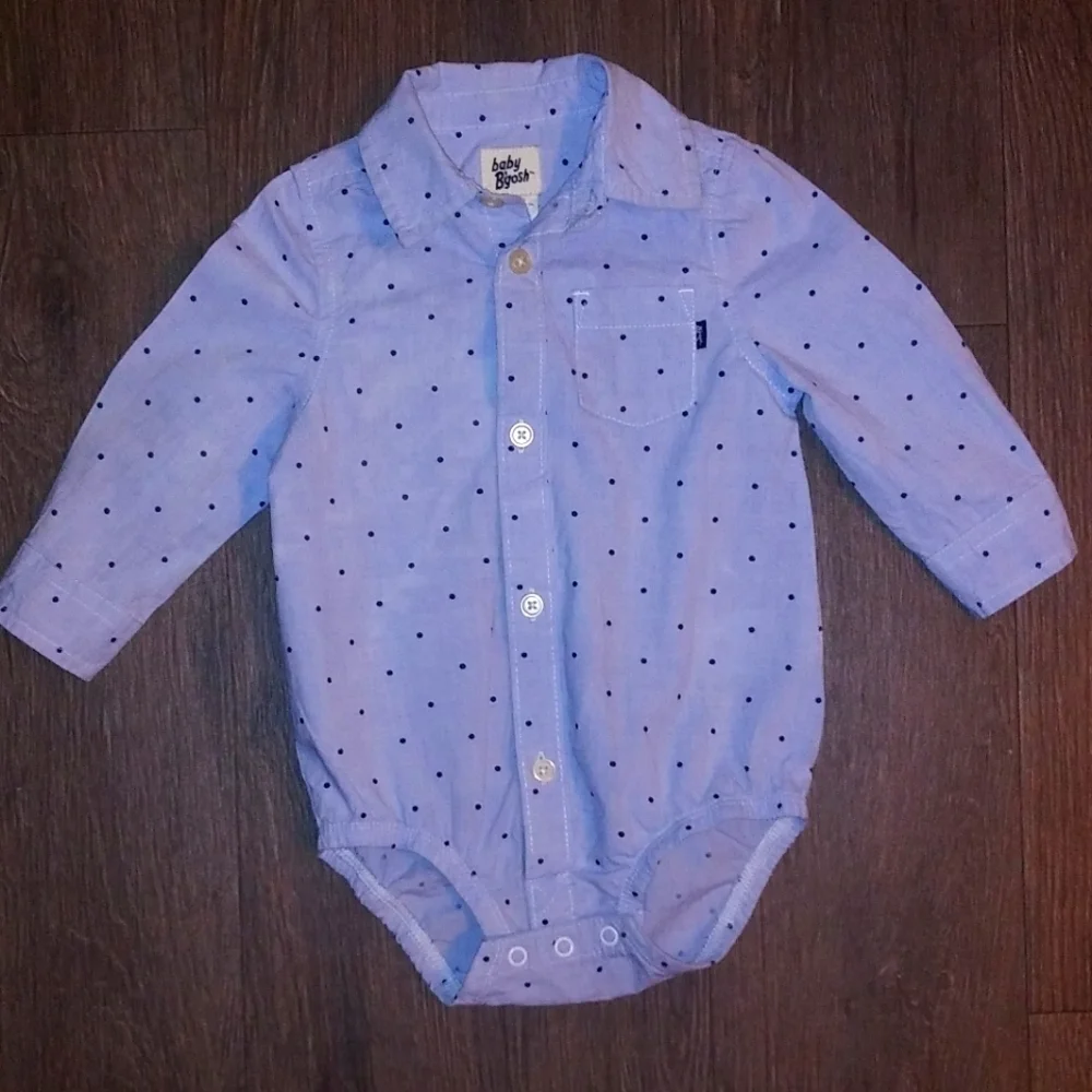 OshKosh B'Gosh Baby Boys' Long-Sleeve Bodysuit